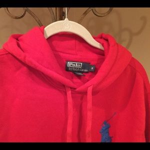 Polo by Ralph Lauren Shirts - Polo Hooded Sweatshirt - Small Polo by Ralph Lauren Shirts - Polo Hooded Sweatshirt - Small